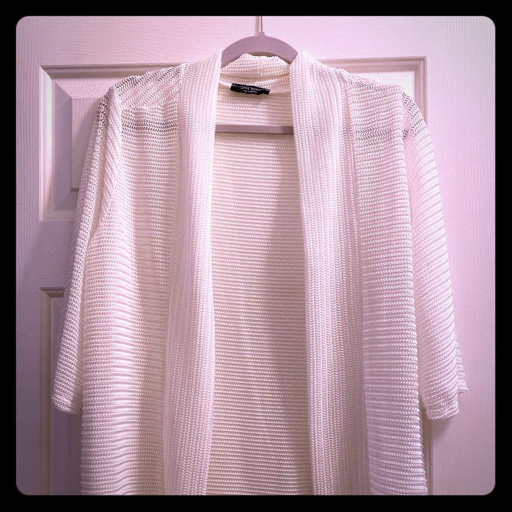 White Spring Cardigan